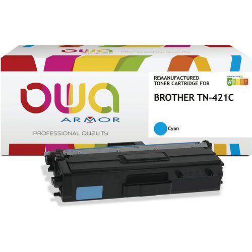 Toner remanufacturé BROTHER TN-421C - OWA