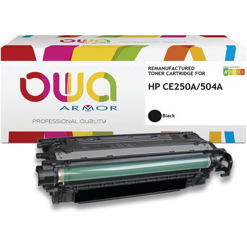 Toner remanufacturé CANON 723BK - HP CE250A - OWA