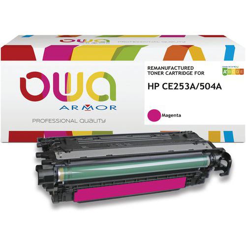 Toner remanufacturé CANON 723M - HP CE253A - OWA