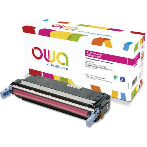 Toner remanufacturé HP C9733A - CANON EP-86 M - OWA