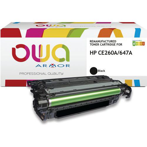 Toner remanufacturé HP CE260A - OWA