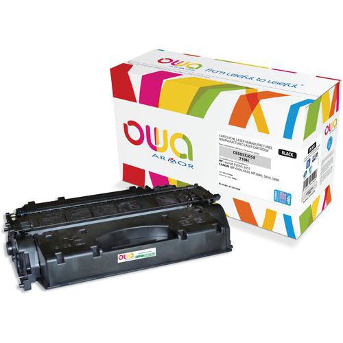 Toner remanufacturé HP CE505X - CANON 719H Jumbo - OWA