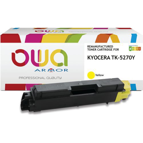 Toner remanufacturé KYOCERA TK-5270 Y - OWA