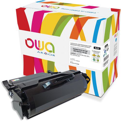 Toner remanufacturé compatible LEXMARK, DELL et TOSHIBA - OWA