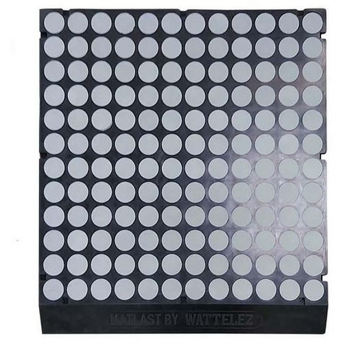 Tapis antifatigue Matlast - Milieu sec/humide non huileux - 1 bord - Wattelez