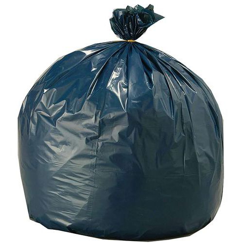 Sac poubelle - Dechets plastiques - Noir - Jetsac