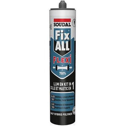 Mastic-colle pour collage et jointoyage Fix All - Soudal