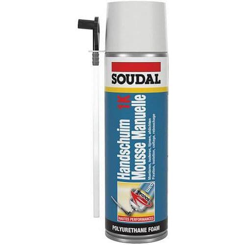 Mousse expansive polyuréthane manuelle 1K 500 ml - Soudal