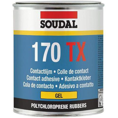 Colle contact néoprène 170 TX Gel 750 ml - Soudal