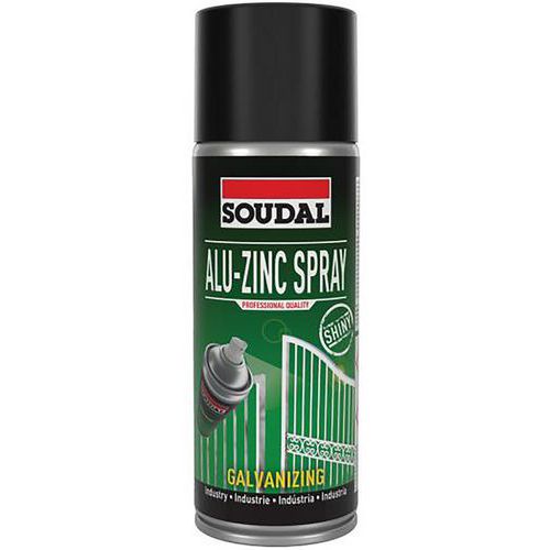 Galvanisation brillante à froid Alu Zinc 400 ml - Soudal