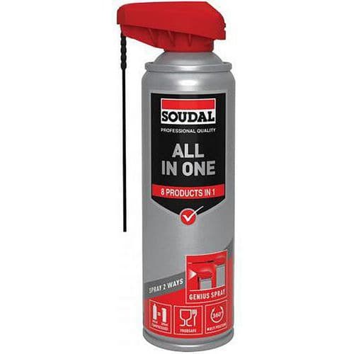 Spray multi-fonction adapté au contact alimentaire - Soudal