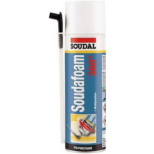 Mousse polyuréthane multiposition SOUDAFOAM 360° 510 ml - Soudal