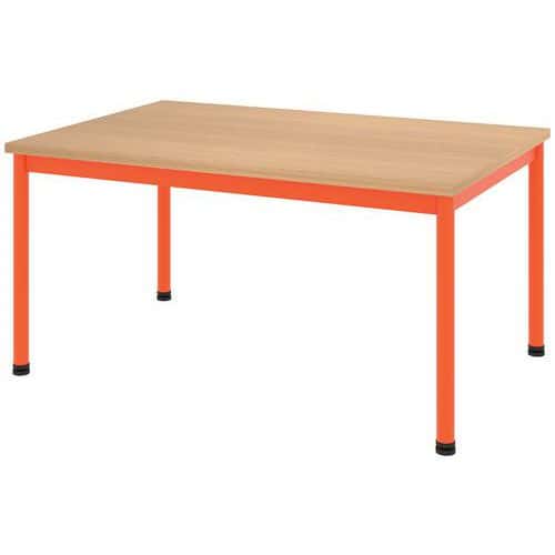 Table Comite 180x80 cm -4 pieds -plateau stratifié ABS - Rodet