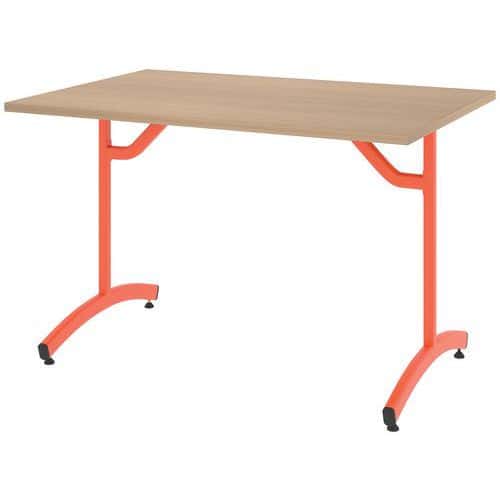 Table Tim 160 x 80 cm dégagement latéral plateau stratifié ABS Rodet
