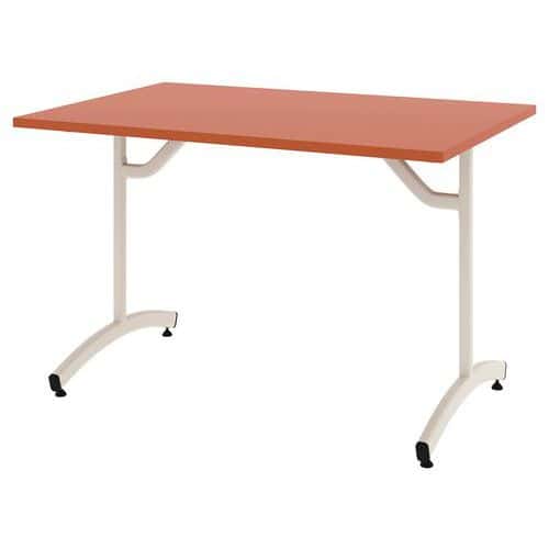 Table Tim 180 x 80 cm dégagement latéral plateau stratifié ABS Rodet