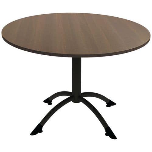 Table Cantate fixe Ø 120 cm piètement central Rodet