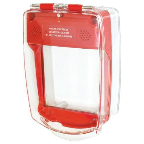 Coque de protection pour déclencheur incendie avec sirène