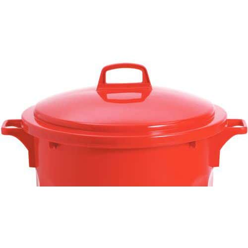 Couvercle pour poubelle agroalimentaire HACCP - 75 L