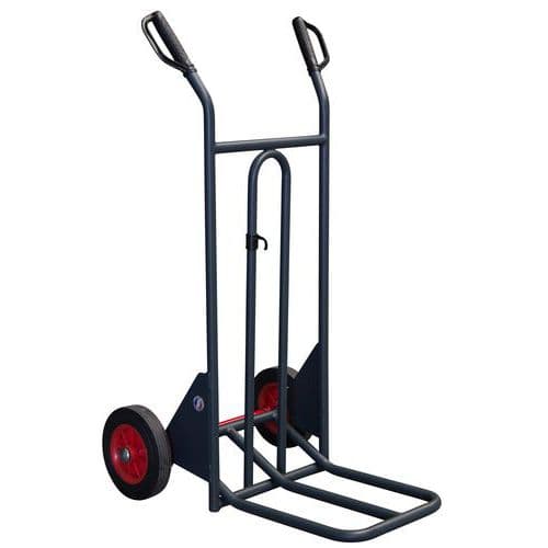 Diable ergonomique 350kg basculement assisté - Roue caoutchouc