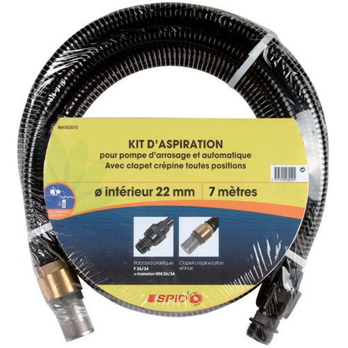 Kit d'aspiration pour pompe d'arrosage