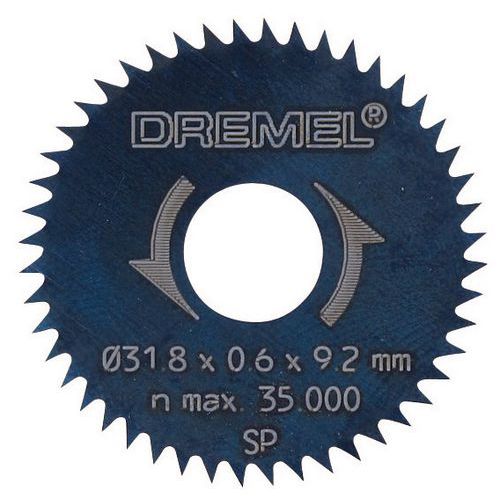 Lot de 2 lames pour miniscie circulaire Dremel