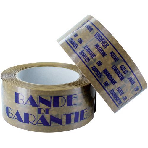 Adhésif PVC - Imprimé « Bande de garantie »