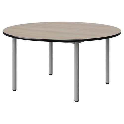 Table Malibu Ø 120cm - stratifié antibruit chant surmoulé - Manutan Expert