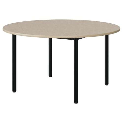 Table Malibu Ø 120cm - stratifié isoson chant surmoulé - Manutan Expert