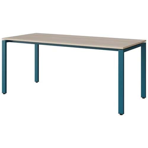 Table Malibu 180x80 cm pieds soudés - stratifié chant ABS - Manutan Expert