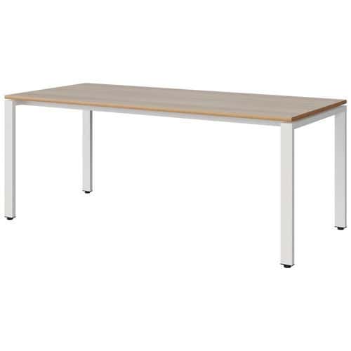 Table Malibu 180x80 cm pieds soudés - stratifié chant alaisé - Manutan Expert