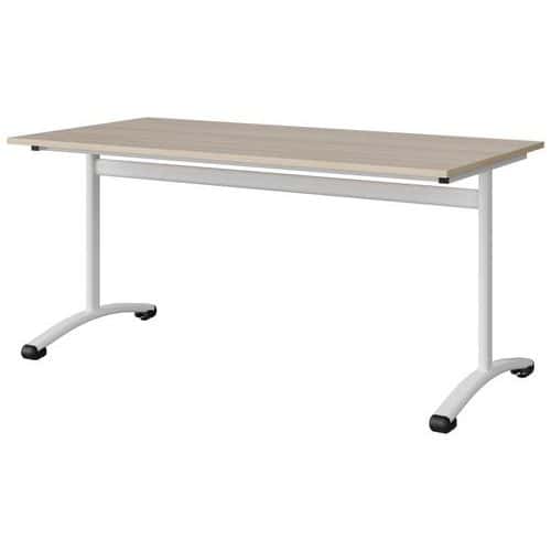 Table Malibu 160 x 80 cm - stratifié chant ABS - Manutan Expert