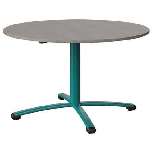 Table Malibu Ø 120 cm - stratifié chant ABS - Manutan Expert