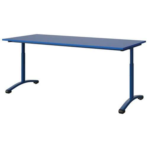 Table Malibu 180x80 cm réglable T3/T6 -DL-  stratifié ABS - Manutan Expert