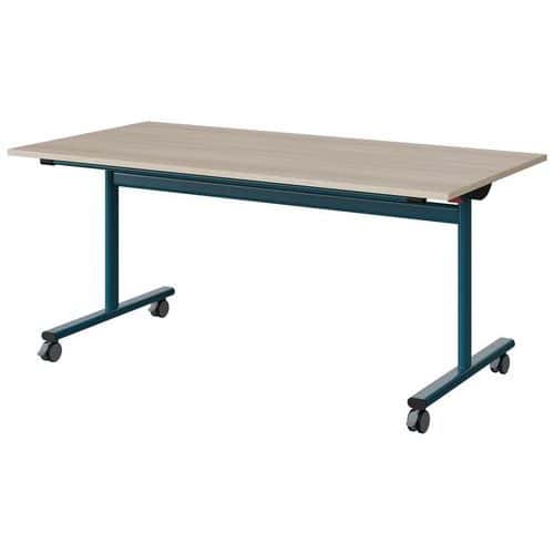 Table Malibu rabattable 160x80cm - stratifié chant ABS - Manutan Expert