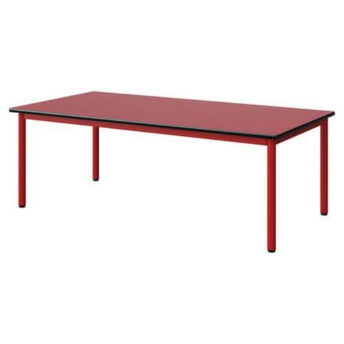 Table Malibu 160x80 cm - stratifié antibruit chant surmoulé - Manutan Expert