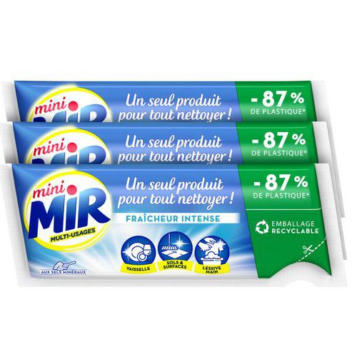 Mini Mir multi-usages fraîcheur intense tripack