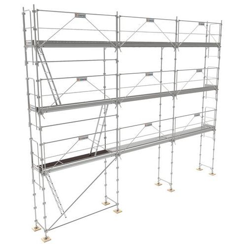 Échafaudage acier R200 Progress - Garde-corps monobloc - Tubesca Comabi