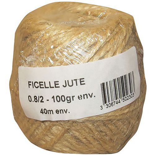 Ficelle Jute 0.8/2 100G S/Film - Divers