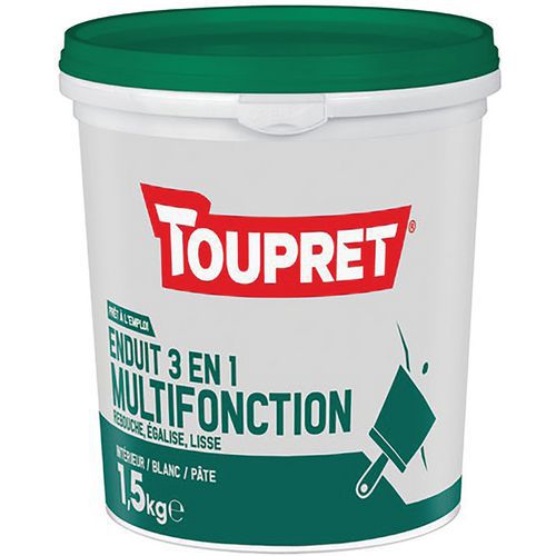 Enduit 3 En 1 Multifonction Pate 1.5Kg - Toupret