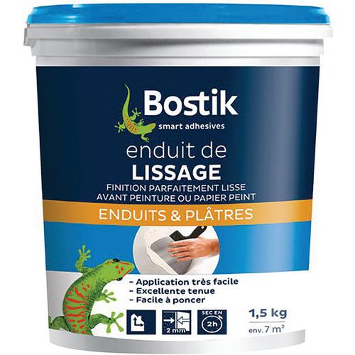 Enduit Lissage Pate 1.5Kg Bostik - Bostik