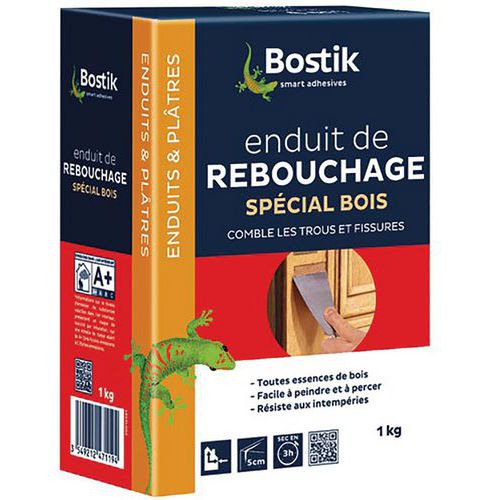 Enduit Rebouchage Bois Poudre 1Kg Bost - Bostik