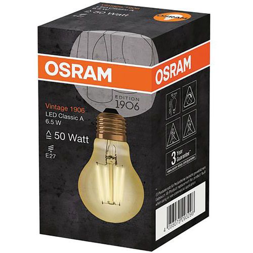 1906 Std Clair Fila.Or 6.5W E27 Chd B - Osram