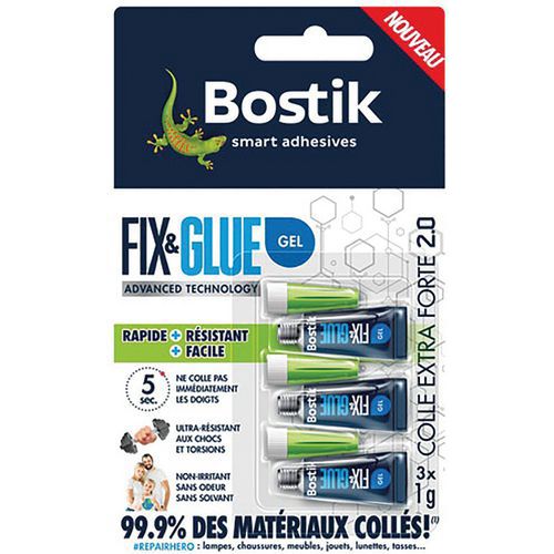 Bostik Fix Glue Gel 3X1G - Bostik