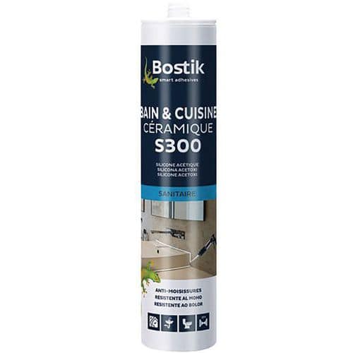 Mastic Bain Cuisine Ceramiques300Tran - Bostik