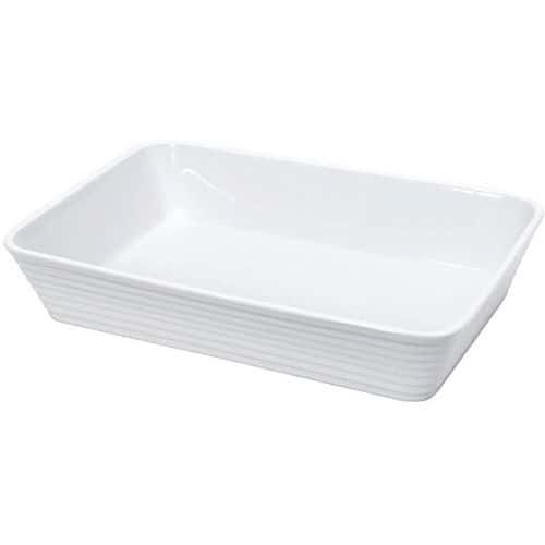 Plat Rectangulaire 35X24 Porcelaine - Kuchenprofi