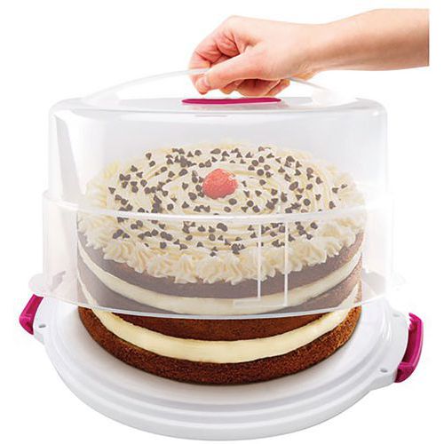 Cloche Gateaux 36Cm Extensible Transp. - Metaltex