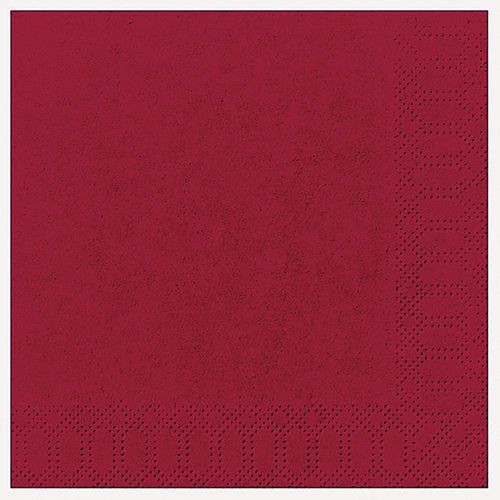 Serv. Ouate 33X33Cm 3Plis X20 Bordeaux - Duni