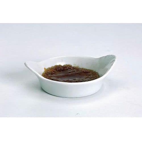 Mise En Bouche Creme Brulee 9Cm Blanc - Girard