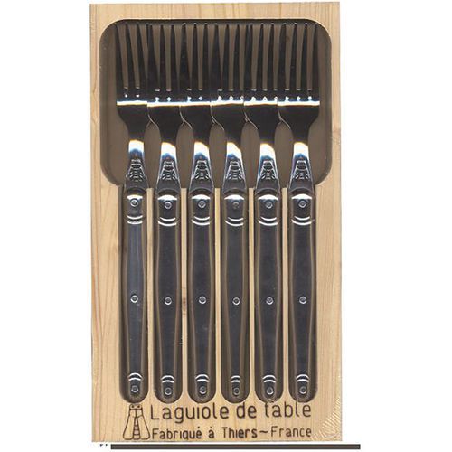 Fourchettes X6 Laguiole Inox   Coffret - Laguiole