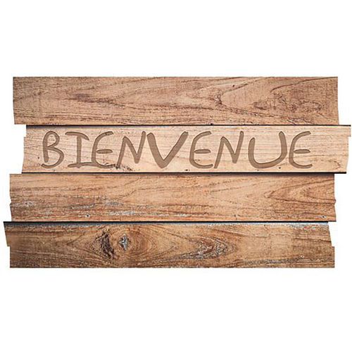 Tapis Boston Planche Bienvenue 40X70 - Idmat